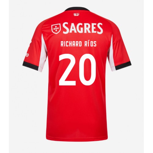 Benfica Richard Rios #20 Hjemmedrakt 2025-26 Kortermet Benfica Richard Rios #20 Hjemmedrakt 2025-26 Kortermet