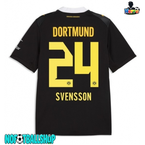 Borussia Dortmund Daniel Svensson #24 Borte Drakt 2026-27 Kortermet Borussia Dortmund Daniel Svensson #24 Borte Drakt 2026-27 Kortermet
