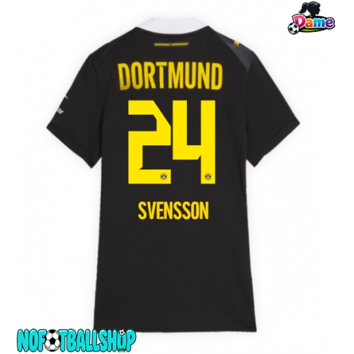 Borussia Dortmund Daniel Svensson #24 Borte Drakt Dame 2026-27 Kortermet Borussia Dortmund Daniel Svensson #24 Borte Drakt Dame 2026-27 Kortermet