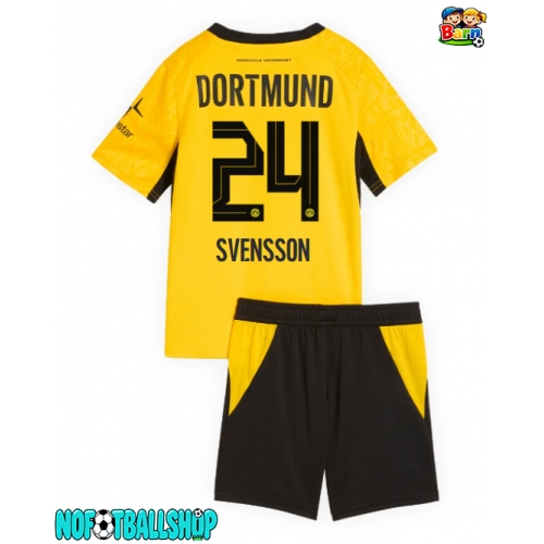 Borussia Dortmund Daniel Svensson #24 Hjemmedraktsett Barn 2026-27 Kortermet (+ Korte bukser) Borussia Dortmund Daniel Svensson #24 Hjemmedraktsett Barn 2026-27 Kortermet (+ Korte bukser)