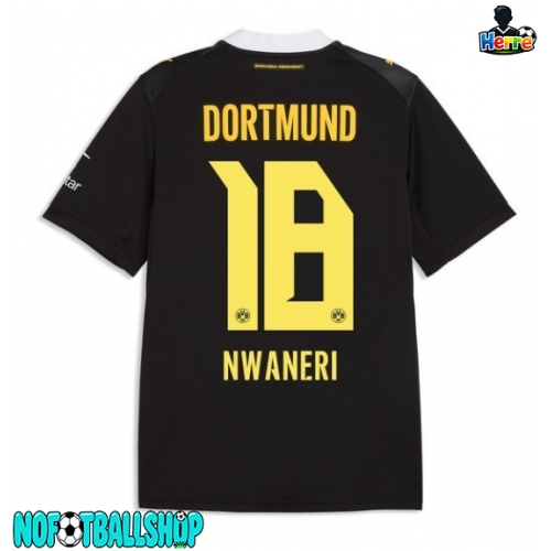 Borussia Dortmund Ethan Nwaneri #18 Borte Drakt 2026-27 Kortermet Borussia Dortmund Ethan Nwaneri #18 Borte Drakt 2026-27 Kortermet