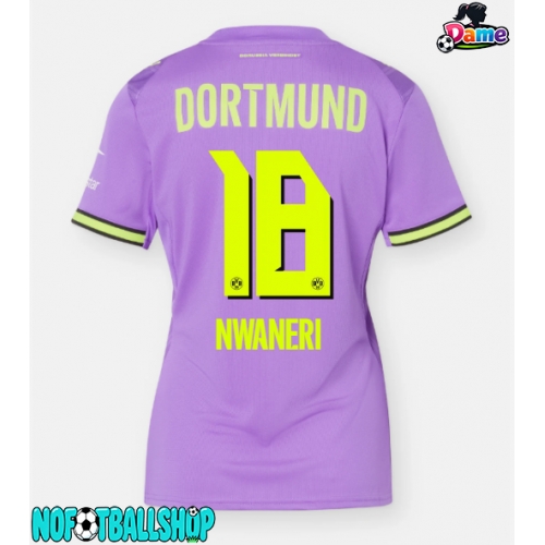 Borussia Dortmund Ethan Nwaneri #18 Tredjedrakt Dame 2026-27 Kortermet Borussia Dortmund Ethan Nwaneri #18 Tredjedrakt Dame 2026-27 Kortermet