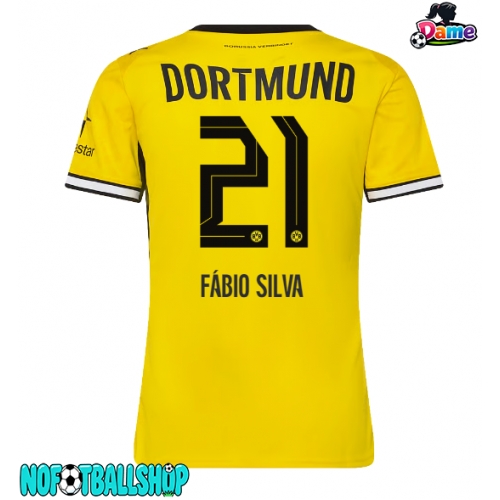 Borussia Dortmund Fabio Silva #21 Hjemmedrakt Dame 2026-27 Kortermet Borussia Dortmund Fabio Silva #21 Hjemmedrakt Dame 2026-27 Kortermet