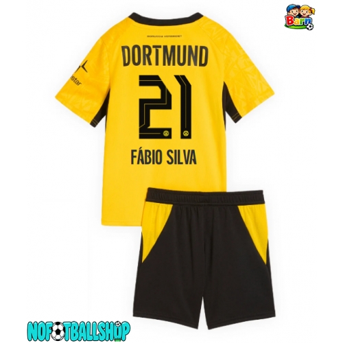 Borussia Dortmund Fabio Silva #21 Hjemmedraktsett Barn 2026-27 Kortermet (+ Korte bukser) Borussia Dortmund Fabio Silva #21 Hjemmedraktsett Barn 2026-27 Kortermet (+ Korte bukser)