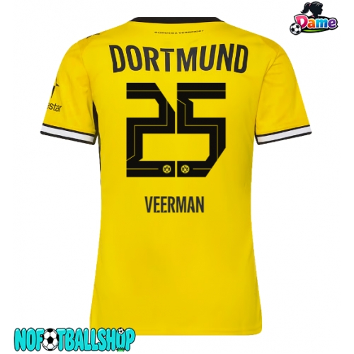 Borussia Dortmund Joey Veerman #25 Hjemmedrakt Dame 2026-27 Kortermet Borussia Dortmund Joey Veerman #25 Hjemmedrakt Dame 2026-27 Kortermet