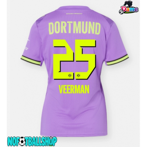 Borussia Dortmund Joey Veerman #25 Tredjedrakt Dame 2026-27 Kortermet Borussia Dortmund Joey Veerman #25 Tredjedrakt Dame 2026-27 Kortermet