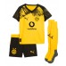 Borussia Dortmund Yan Couto #2 Hjemmedraktsett Barn 2025-26 Kortermet (+ Korte bukser)