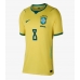Brasil Bruno Guimaraes #8 Hjemmedrakt Dame VM 2026 Kortermet Brasil Bruno Guimaraes #8 Hjemmedrakt Dame VM 2026 Kortermet