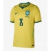 Brasil Bruno Guimaraes #8 Hjemmedrakt VM 2026 Kortermet