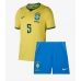 Brasil Casemiro #5 Hjemmedraktsett Barn VM 2026 Kortermet (+ Korte bukser)