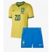 Brasil Lucas Paqueta #20 Hjemmedraktsett Barn VM 2026 Kortermet (+ Korte bukser) Brasil Lucas Paqueta #20 Hjemmedraktsett Barn VM 2026 Kortermet (+ Korte bukser)