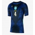 Brasil Marquinhos #4 Borte Drakt Dame VM 2026 Kortermet Brasil Marquinhos #4 Borte Drakt Dame VM 2026 Kortermet