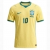 Brasil Vinicius Junior #10 Hjemmedrakt VM 2026 Kortermet