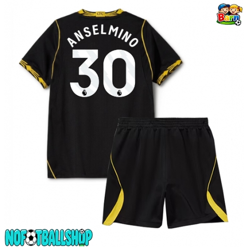 Chelsea Aaron Anselmino #30 Bortedraktsett Barn 2026-27 Kortermet (+ Korte bukser) Chelsea Aaron Anselmino #30 Bortedraktsett Barn 2026-27 Kortermet (+ Korte bukser)