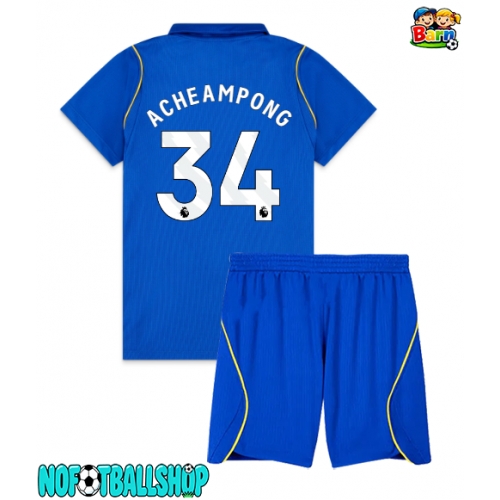 Chelsea Josh Acheampong #34 Hjemmedraktsett Barn 2026-27 Kortermet (+ Korte bukser) Chelsea Josh Acheampong #34 Hjemmedraktsett Barn 2026-27 Kortermet (+ Korte bukser)