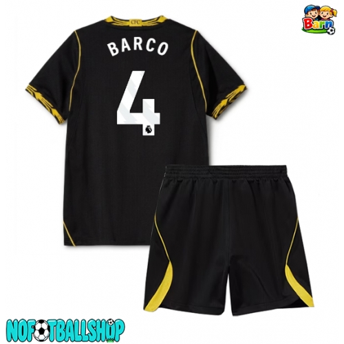 Chelsea Valentin Barco #4 Bortedraktsett Barn 2026-27 Kortermet (+ Korte bukser) Chelsea Valentin Barco #4 Bortedraktsett Barn 2026-27 Kortermet (+ Korte bukser)