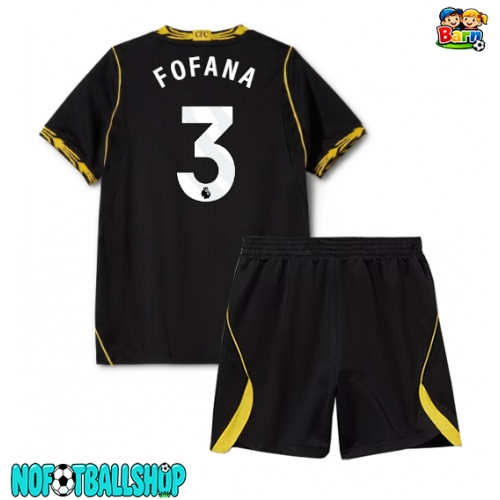 Chelsea Wesley Fofana #3 Bortedraktsett Barn 2026-27 Kortermet (+ Korte bukser) Chelsea Wesley Fofana #3 Bortedraktsett Barn 2026-27 Kortermet (+ Korte bukser)