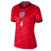 England Declan Rice #4 Borte Drakt Dame VM 2026 Kortermet