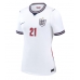 England Eberechi Eze #21 Hjemmedrakt Dame VM 2026 Kortermet