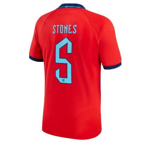 England John Stones #5 Borte Drakt VM 2022 Kortermet