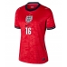 England Kobbie Mainoo #16 Borte Drakt Dame VM 2026 Kortermet England Kobbie Mainoo #16 Borte Drakt Dame VM 2026 Kortermet