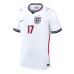 England Morgan Rogers #17 Hjemmedrakt VM 2026 Kortermet England Morgan Rogers #17 Hjemmedrakt VM 2026 Kortermet