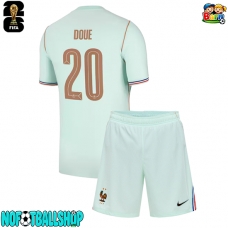 Frankrike Desire Doue #20 Bortedraktsett Barn VM 2026 Kortermet (+ Korte bukser)