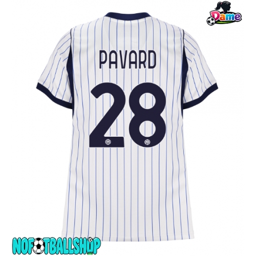 Inter Milan Benjamin Pavard #28 Borte Drakt Dame 2026-27 Kortermet Inter Milan Benjamin Pavard #28 Borte Drakt Dame 2026-27 Kortermet