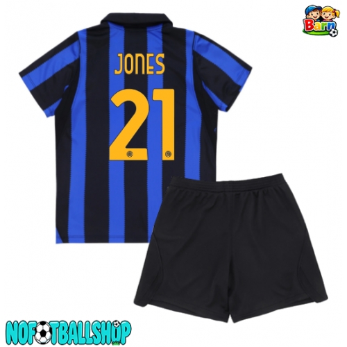 Inter Milan Curtis Jones #21 Hjemmedraktsett Barn 2026-27 Kortermet (+ Korte bukser) Inter Milan Curtis Jones #21 Hjemmedraktsett Barn 2026-27 Kortermet (+ Korte bukser)