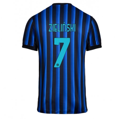 Inter Milan Piotr Zielinski #7 Hjemmedrakt 2025-26 Kortermet Inter Milan Piotr Zielinski #7 Hjemmedrakt 2025-26 Kortermet