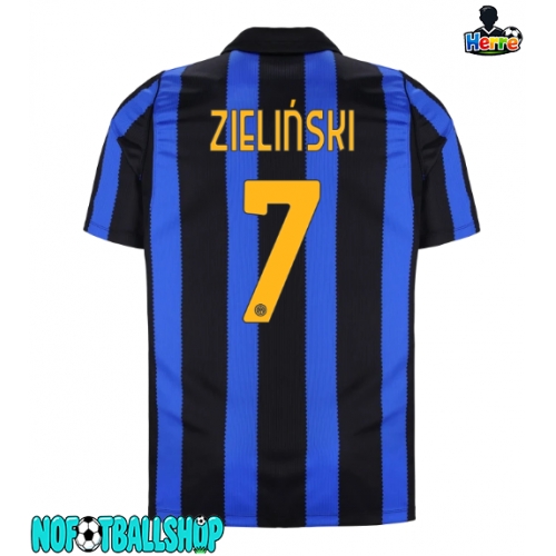 Inter Milan Piotr Zielinski #7 Hjemmedrakt 2026-27 Kortermet Inter Milan Piotr Zielinski #7 Hjemmedrakt 2026-27 Kortermet