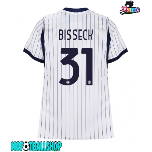 Inter Milan Yann Bisseck #31 Borte Drakt Dame 2026-27 Kortermet Inter Milan Yann Bisseck #31 Borte Drakt Dame 2026-27 Kortermet