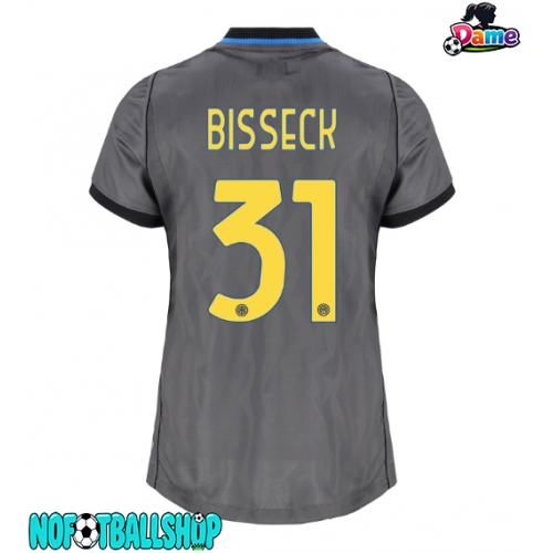 Inter Milan Yann Bisseck #31 Tredjedrakt Dame 2026-27 Kortermet Inter Milan Yann Bisseck #31 Tredjedrakt Dame 2026-27 Kortermet