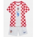 Kroatia Andrej Kramaric #9 Hjemmedraktsett Barn VM 2026 Kortermet (+ Korte bukser) Kroatia Andrej Kramaric #9 Hjemmedraktsett Barn VM 2026 Kortermet (+ Korte bukser)