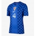 Kroatia Josko Gvardiol #4 Borte Drakt VM 2026 Kortermet
