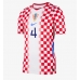 Kroatia Josko Gvardiol #4 Hjemmedrakt VM 2026 Kortermet Kroatia Josko Gvardiol #4 Hjemmedrakt VM 2026 Kortermet