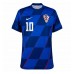Kroatia Luka Modric #10 Borte Drakt EM 2024 Kortermet