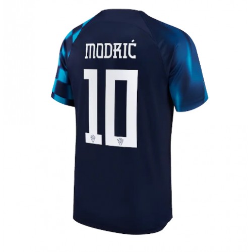 Kroatia Luka Modric #10 Borte Drakt VM 2022 Kortermet