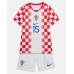 Kroatia Mario Pasalic #15 Hjemmedraktsett Barn VM 2026 Kortermet (+ Korte bukser) Kroatia Mario Pasalic #15 Hjemmedraktsett Barn VM 2026 Kortermet (+ Korte bukser)