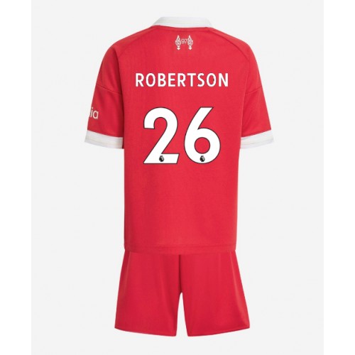 Liverpool Andrew Robertson #26 Hjemmedraktsett Barn 2025-26 Kortermet (+ Korte bukser) Liverpool Andrew Robertson #26 Hjemmedraktsett Barn 2025-26 Kortermet (+ Korte bukser)