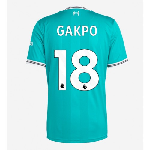 Liverpool Cody Gakpo #18 Tredjedrakt 2025-26 Kortermet Liverpool Cody Gakpo #18 Tredjedrakt 2025-26 Kortermet