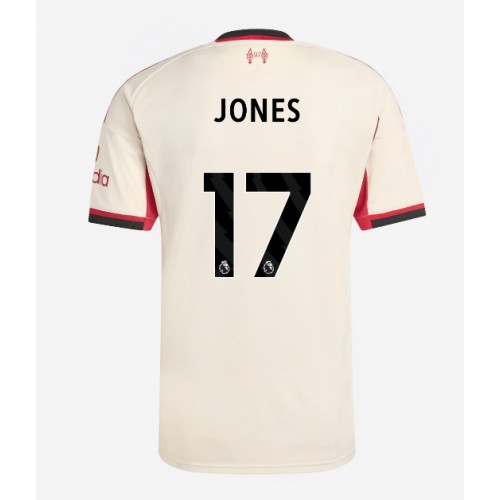Liverpool Curtis Jones #17 Borte Drakt 2025-26 Kortermet Liverpool Curtis Jones #17 Borte Drakt 2025-26 Kortermet