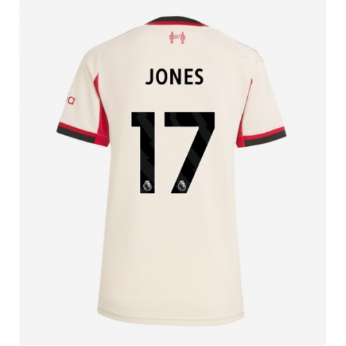 Liverpool Curtis Jones #17 Borte Drakt Dame 2025-26 Kortermet Liverpool Curtis Jones #17 Borte Drakt Dame 2025-26 Kortermet