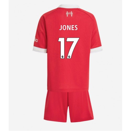 Liverpool Curtis Jones #17 Hjemmedraktsett Barn 2025-26 Kortermet (+ Korte bukser) Liverpool Curtis Jones #17 Hjemmedraktsett Barn 2025-26 Kortermet (+ Korte bukser)