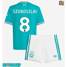 Liverpool Dominik Szoboszlai #8 Tredjedraktsett Barn 2025-26 Kortermet (+ Korte bukser)