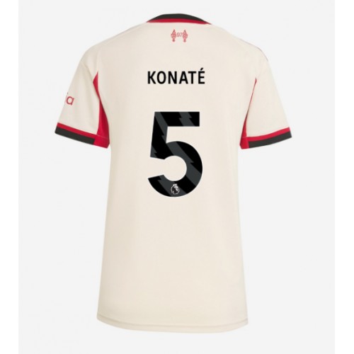 Liverpool Ibrahima Konate #5 Borte Drakt Dame 2025-26 Kortermet Liverpool Ibrahima Konate #5 Borte Drakt Dame 2025-26 Kortermet