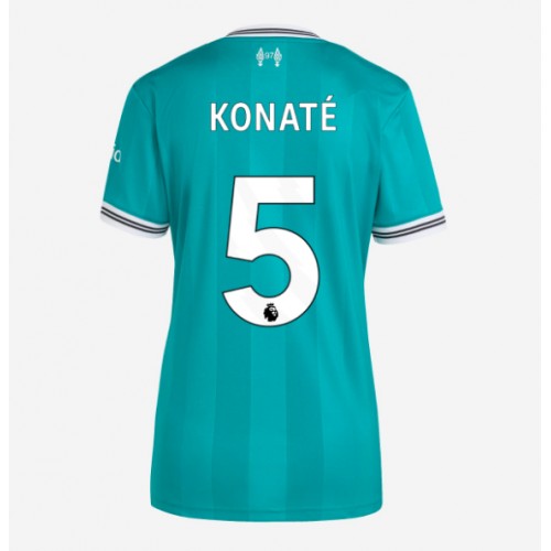 Liverpool Ibrahima Konate #5 Tredjedrakt Dame 2025-26 Kortermet Liverpool Ibrahima Konate #5 Tredjedrakt Dame 2025-26 Kortermet