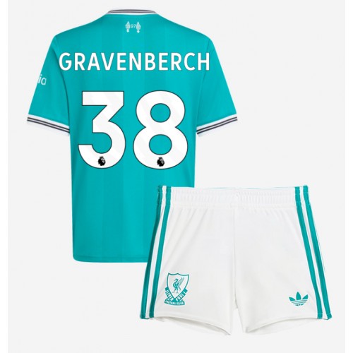 Liverpool Ryan Gravenberch #38 Tredjedraktsett Barn 2025-26 Kortermet (+ Korte bukser) Liverpool Ryan Gravenberch #38 Tredjedraktsett Barn 2025-26 Kortermet (+ Korte bukser)