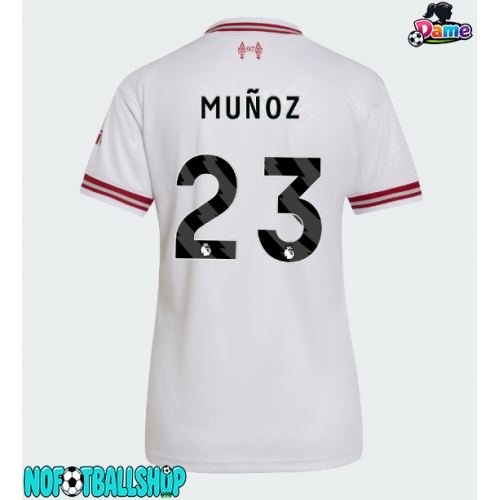 Liverpool Victor Munoz #23 Borte Drakt Dame 2026-27 Kortermet Liverpool Victor Munoz #23 Borte Drakt Dame 2026-27 Kortermet
