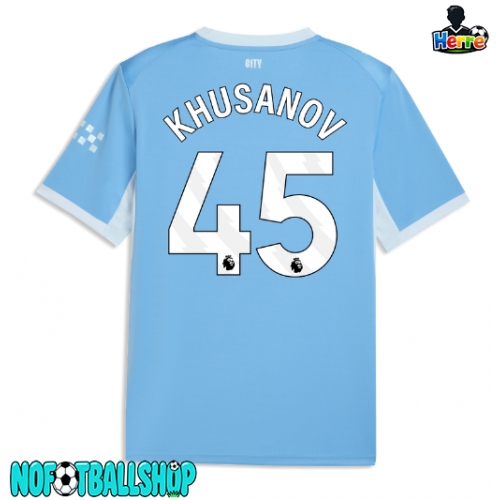 Manchester City Abdukodir Khusanov #45 Hjemmedrakt 2026-27 Kortermet Manchester City Abdukodir Khusanov #45 Hjemmedrakt 2026-27 Kortermet